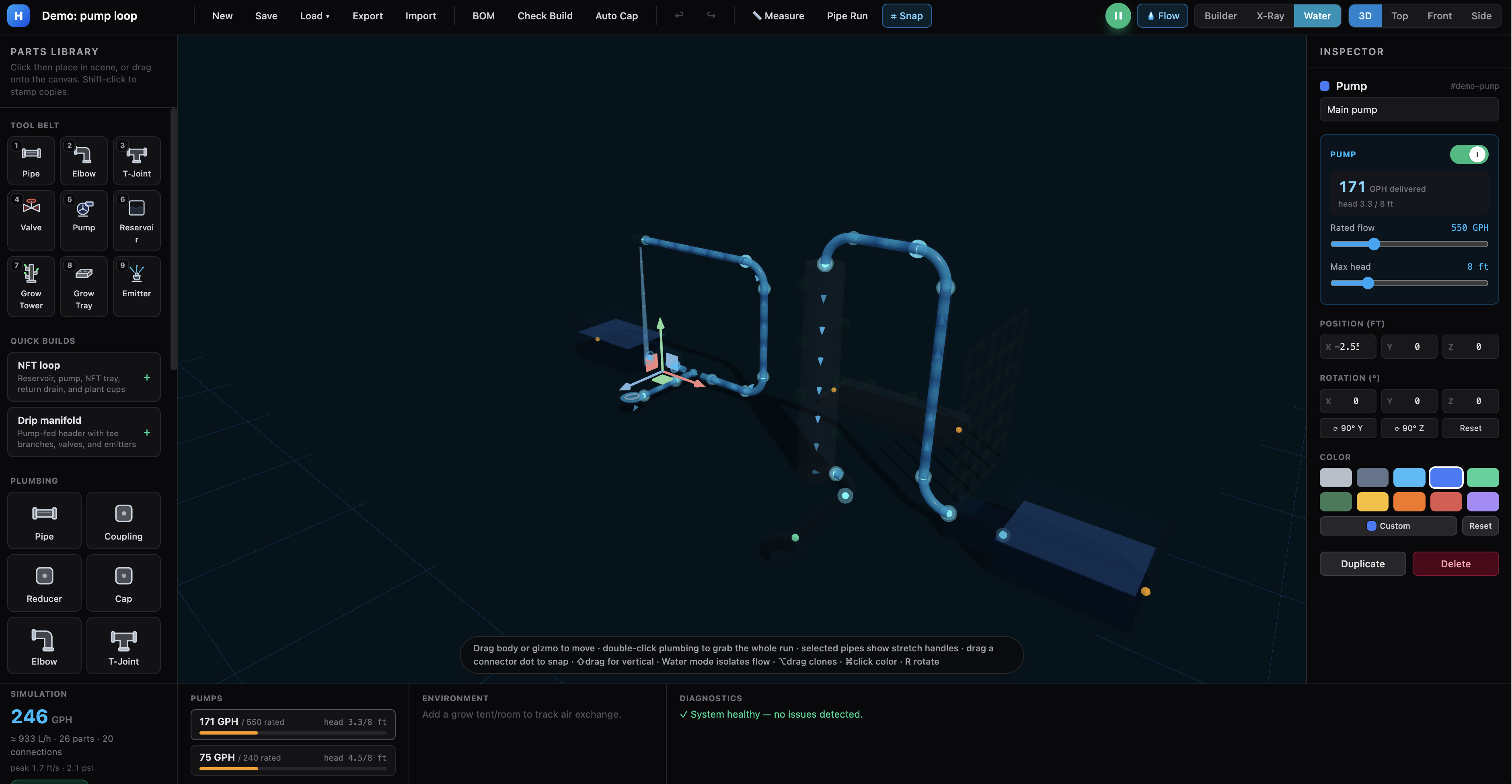 Hydro Builder UI